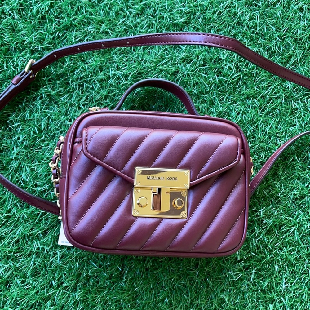 Michael Kors Small Rose Top Handle Leather Satchel